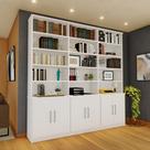 Estante de Livros 6 Portas 5 Prateleiras Moderno Estante de Livros 6 Portas 5 Prateleiras Moderno