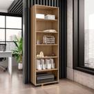 Estante de Livros 60,5cmx188cm 5 Prateleiras Office Móveis Leão Estante de Livros 60,5cmx188cm 5 Prateleiras Office Móveis Leão