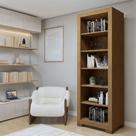 Estante de Livros 63cmx187cm Multiuso 5 Prateleiras Flex