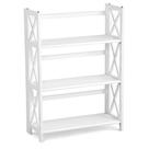 Estante de livros Casual Home Montego, 3 prateleiras, branca, 70 cm de largura