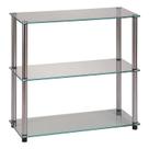 Estante de livros Convenience Concepts Designs2Go Classic Glass 3 Prateleira