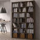 Estante de Livros Escritório 21 Nichos Livreiro Montenegro Castani Casa Moderna