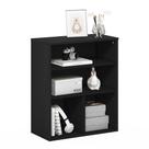 Estante de livros Furinno Pasir 3 Tier Display Black Oak Estante de livros Furinno Pasir 3 Tier Display Black Oak