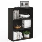 Estante de livros Furinno Pasir, prateleira aberta de 3 camadas Blackwood Estante de livros Furinno Pasir, prateleira aberta de 3 camadas Blackwood