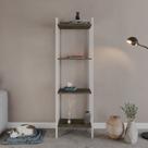 Estante de Livros Industrial 45cmx146cm Multiuso 4 Prateleiras Active YesCasa
