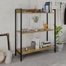Estante de Livros Industrial 80cmx104cm 3 Prateleiras Active YesCasa Estante de Livros Industrial 80cmx104cm 3 Prateleiras Active YesCasa