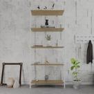Estante de Livros Industrial 80cmx187cm Multiuso 5 Prateleiras Active YesCasa