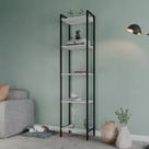 Estante de Livros Industrial Aço 45CMX187CM Multiuso 5 Prateleiras Active Yescasa