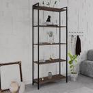 Estante de Livros Industrial Aço 80cmx187cm Multiuso 5 Prateleiras Active YesCasa