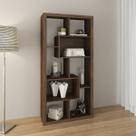 Estante de Livros Nichos e Prateleiras 78x159Cm Nogal