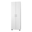 Estante de Livros para Escritório Home Office Portas Grandes Alf Branco Texturizado G47 - Gran Belo