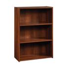 Estante de livros Sauder Beginnings Estante de 3 prateleiras Brook Cherry