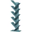 Estante de livros SHEEPAM 10 Tier Tree Prateleira de livros Blue Wood Estante de livros SHEEPAM 10 Tier Tree Prateleira de livros Blue Wood