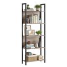 Estante de livros VASAGLE 5-Tier Industrial Greige com estrutura de aço Estante de livros VASAGLE 5-Tier Industrial Greige com estrutura de aço