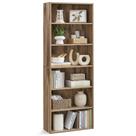 Estante de livros VASAGLE Custos Collection 6-Tier Camel Brown