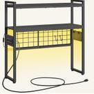 Estante de Mesa HOOBRO BB11UDSJ01 - 2 Camadas, Preta - Ideal para Escritório