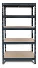 Estante De Metal E Madeira 5 Prateleiras 176x90x40cm Fixser