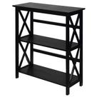 Estante de prateleira Casual Home Contemporary X-Design 3 prateleiras