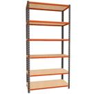 Estante desmontável 1000 x 450 x 1950 mm com 6 prateleiras - 40301