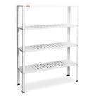 Estante/Dispositivo para Câmara Fria Epóxi 1,40x0,40x1,80m com 4 Níveis Perfurados Imeca - Cód 6071