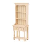 Estante Dollhouse LIZEALUCKY de madeira Mini com gavetas 1:12 Estante Dollhouse LIZEALUCKY de madeira Mini com gavetas 1:12