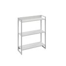 Estante Dynamica 80X30X104cm C/03 Prateleiras Estrutura Branca