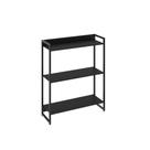 Estante Dynamica 80x30x104cm C/03 Prateleiras Preto ônix / Preto ônix / Estante Dynamica 80x30x104cm C/03 Prateleiras Preto ônix / Preto ônix /
