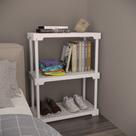 Estante Eco Multiuso Organizador 3 Prateleiras Modulares 86cm