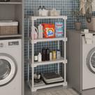 Estante Eco Multiuso Organizador 4 Prateleiras Modulares 127cm Estante Eco Multiuso Organizador 4 Prateleiras Modulares 127cm