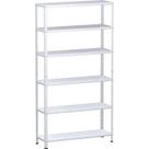 Estante em aço com 6 prateleiras