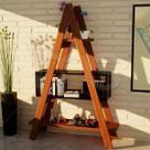 Estante Escada Madeira Maciça Decor Suze