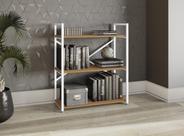 Estante Estilo Industrial Li007 Kappesberg Cor Canela branco