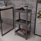 Estante Geo Multiuso Organizador Compacto 3 Prateleiras 76cm