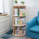 Estante giratória Heehee Wooden de 3 camadas para crianças e adultos