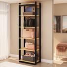 Estante Guarda Roupa para Closet com Prateleiras Estilo Industrial