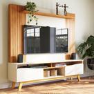 Estante Home De Tv 75 Lara Babus Moderno Com 2 Portas