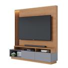 Estante Home Humaita 1,8m para TV Freijo/Cinza Fosco - Colibri