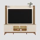 Estante Home Maceió Off White/Amendoa