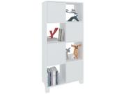 Estante Home Office 4 Portas 4 Nichos Mobile Wally Branco - Artany