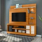 Estante home para TV até 55 Polegadas com Rodizio LED Alan Madetec
