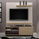 Estante Home Para Tv Até 60 Polegadas 1 Porta Star Valdemóveis - Off white/Cinamomo