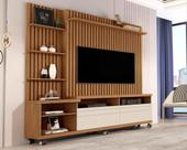 Estante Home Para Tv até 60 Polegadas Nobre 180cm Freijó com OffWhite - Rede Móveis