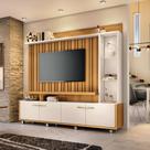 Estante Home para Tv até 60 Polegadas Ripado 4 Portas Titan HB Móveis