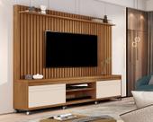 Estante Home Para Tv até 65 Polegadas Orion 220cm Freijó com OffWhite - Rede Móveis