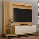 Estante Home para Tv até 80 Polegadas Santiago - Valdemóveis - Cinamomo/Off White