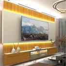 Estante Home para TV até 85 Polegadas 3 Portas LED Reflecta 260cm Soberano Gelius