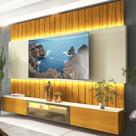 Estante Home para Tv até 90 Polegadas com Led 230cm Soberano Reflecta 100% MDF Estante Home para Tv até 90 Polegadas com Led 230cm Soberano Reflecta 100% MDF