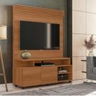 Estante Home Sala Pequeno 136cm Para TV 55 Pol Berlim Lukaliam Jequitiba