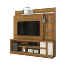 Estante Home Savage para Sala Painel TV 55 Polegadas Naturale/ Off White