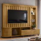 Estante Home Theater 1 Porta 2 Gavetas Com LED Le Mans